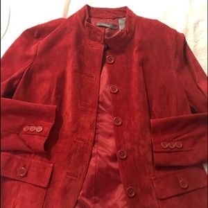 Large liz Claiborne suede blazer jacket worn once❤️